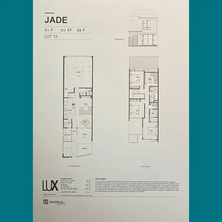 Floorplan of Homely townhouse listing, 13/30 Caspian Circuit, Mountain Creek QLD 4557