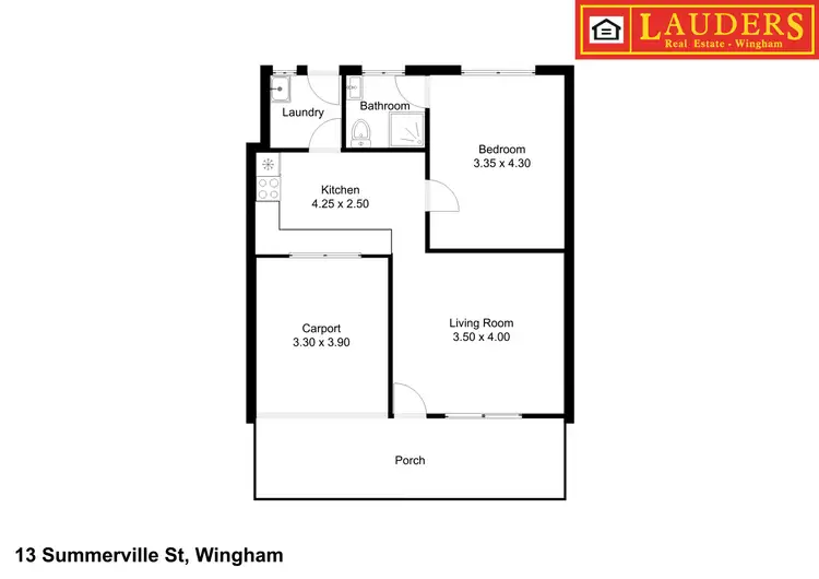 Floorplan of Homely unit listing, 6/13 Summerville Street, Wingham NSW 2429