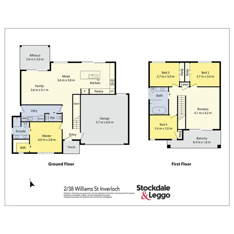 Floorplan of Homely house listing, 2/38 Williams Street, Inverloch VIC 3996