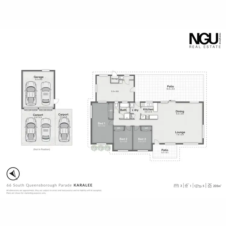 Floorplan of Homely house listing, 66 South Queensborough Parade, Karalee QLD 4306