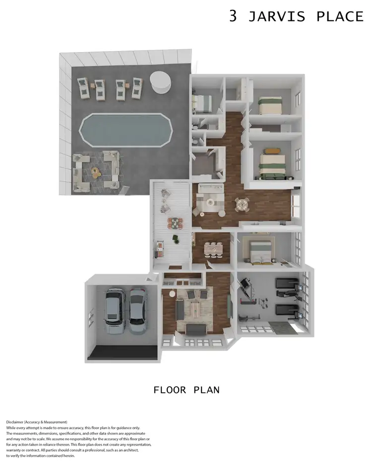 Floorplan of Homely house listing, 3 Jarvis Place, Griffith NSW 2680