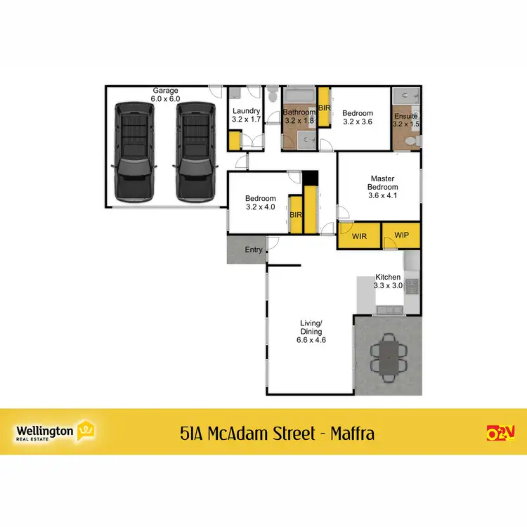 Floorplan of Homely house listing, 51A McAdam Street, Maffra VIC 3860