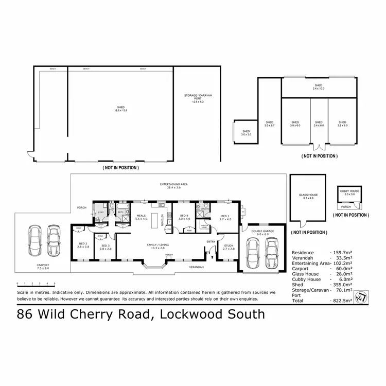 Floorplan of Homely house listing, 86 Wild Cherry Road, Lockwood South VIC 3551