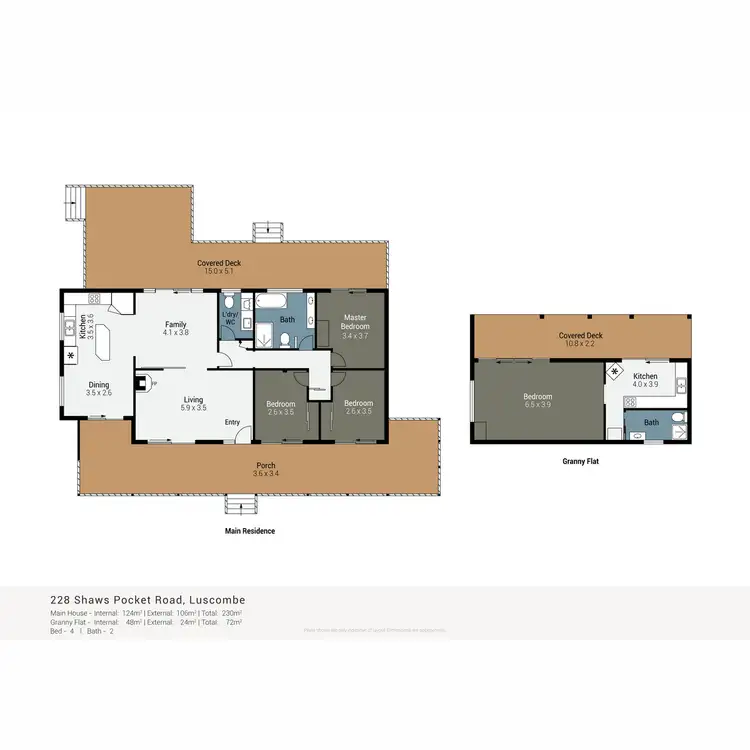 Floorplan of Homely rural property listing, 228 Shaws Pocket Road, Cedar Creek QLD 4207