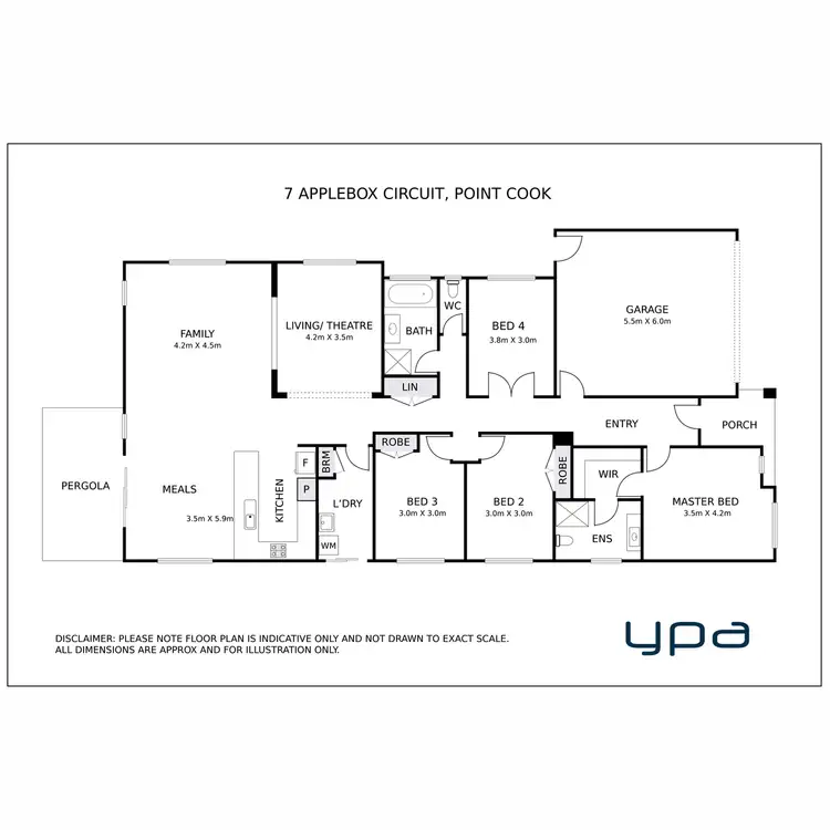 Floorplan of Homely house listing, 7 Applebox Circuit, Point Cook VIC 3030