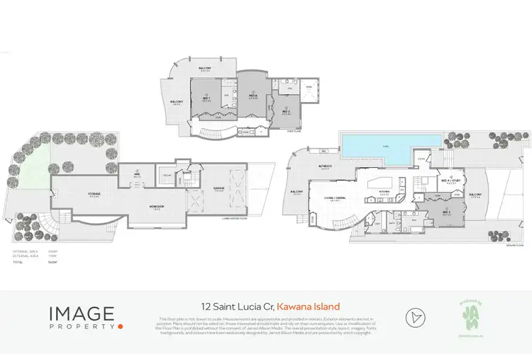Floorplan of Homely house listing, 12 St Lucia Crescent, Kawana Island QLD 4575
