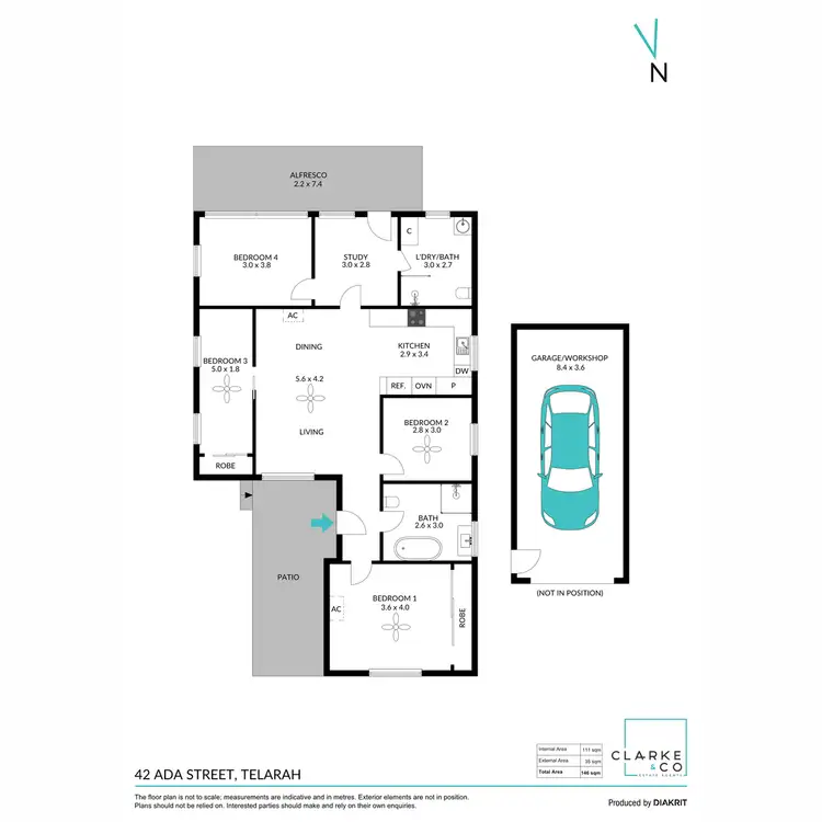 Floorplan of Homely house listing, 42 Ada Street, Telarah NSW 2320