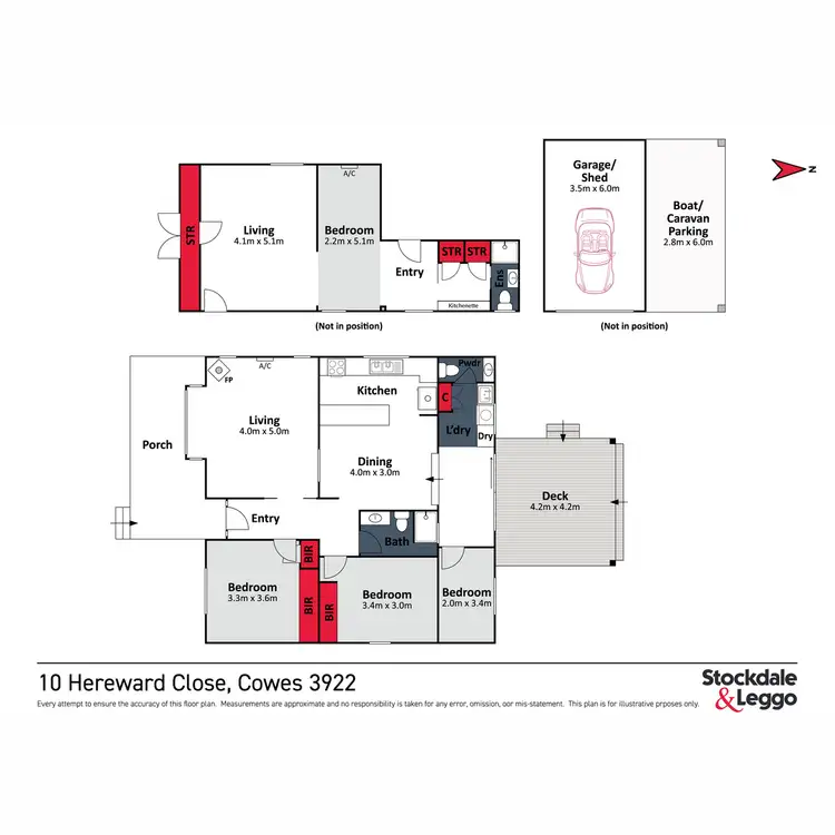 Floorplan of Homely house listing, 10 Hereward Close, Cowes VIC 3922