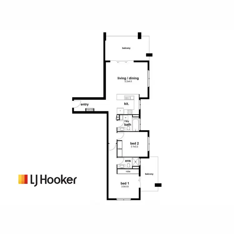 Floorplan of Homely unit listing, 47/107 Kittyhawk Drive, Chermside QLD 4032