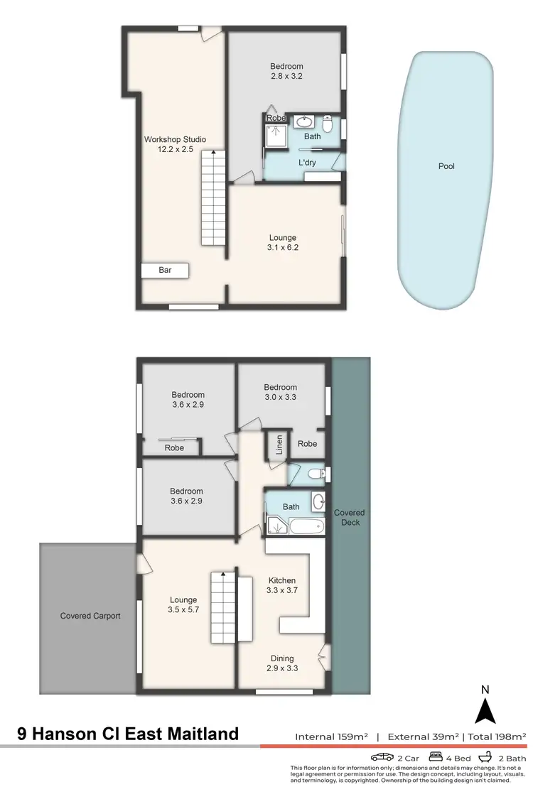 Floorplan of Homely house listing, 9 Hanson Close, East Maitland NSW 2323