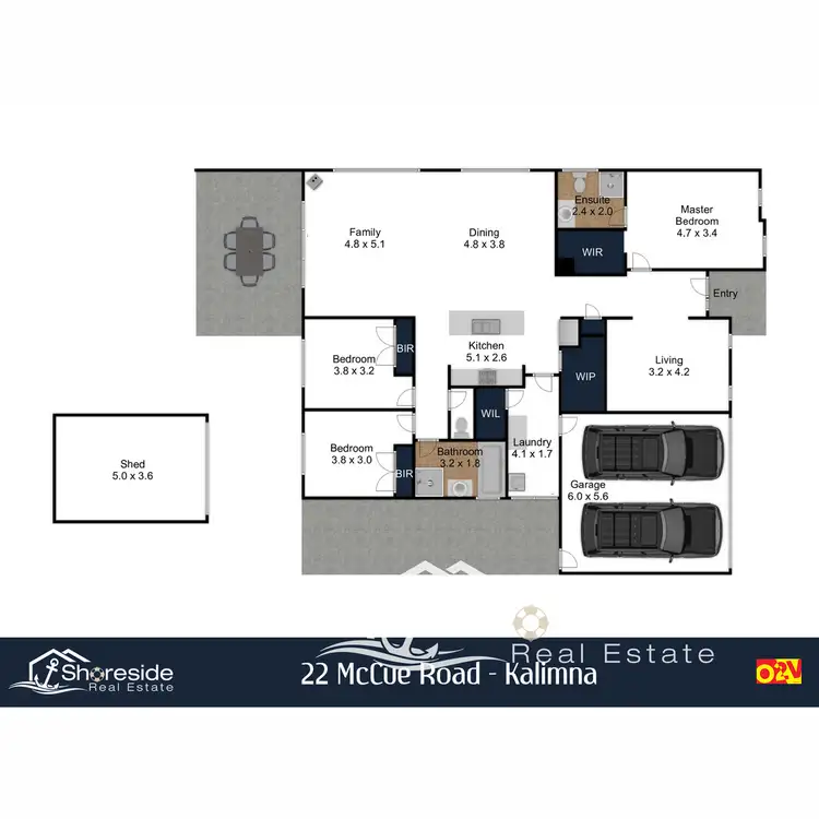 Floorplan of Homely house listing, 22 McCue Road, Kalimna VIC 3909