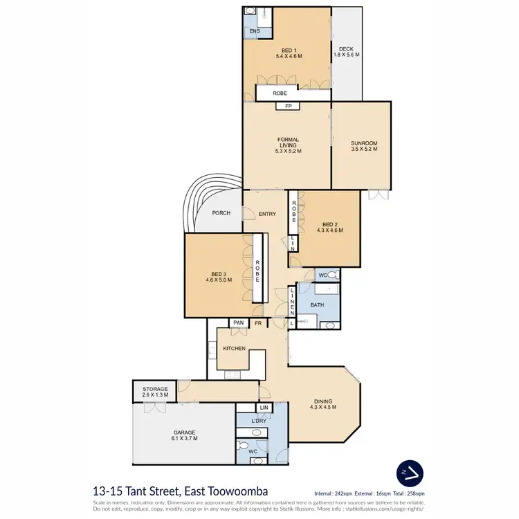 Floorplan of Homely house listing, 13-15 Tant Street, East Toowoomba QLD 4350