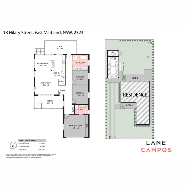 Floorplan of Homely house listing, 18 Hilary Street, East Maitland NSW 2323