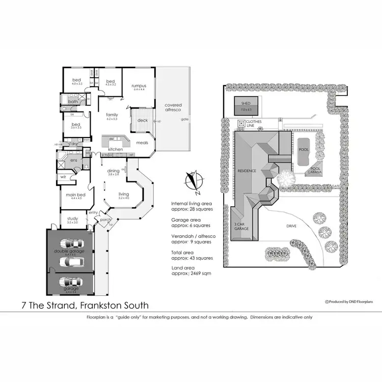 Floorplan of Homely house listing, 7 The Strand, Frankston South VIC 3199