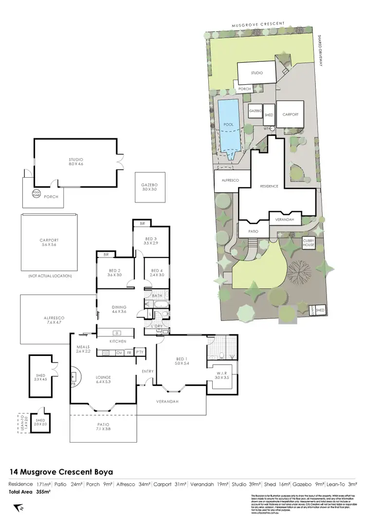 Floorplan of Homely house listing, 14 Musgrove Crescent, Boya WA 6056
