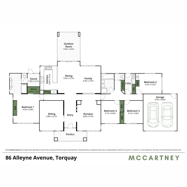Floorplan of Homely house listing, 86 Alleyne Avenue, Torquay VIC 3228