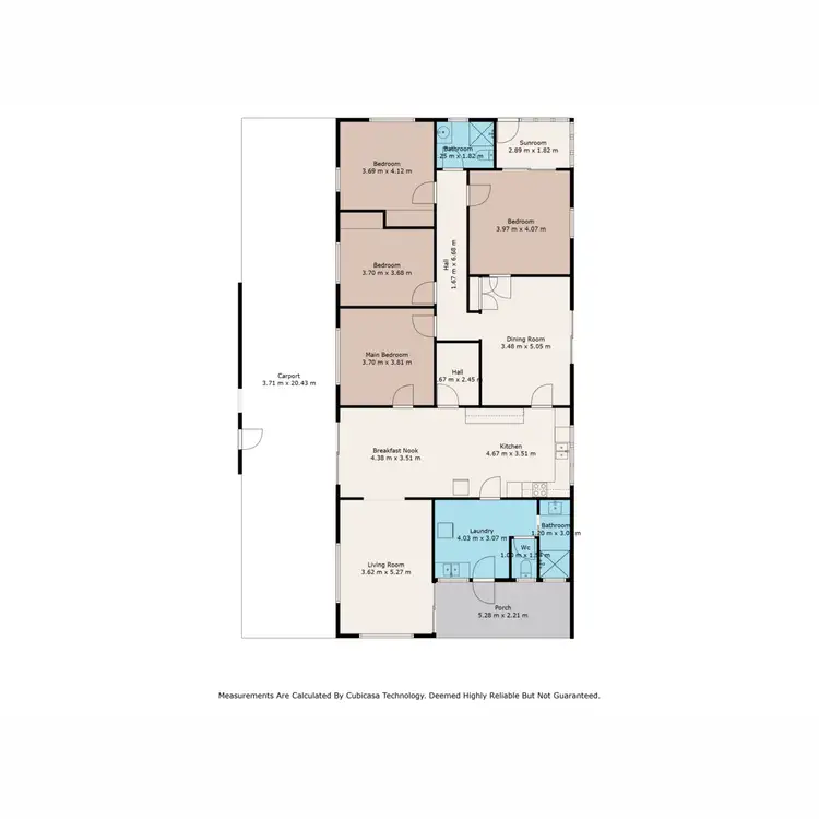 Floorplan of Homely house listing, 15 Bellevue Close, Gunnedah NSW 2380