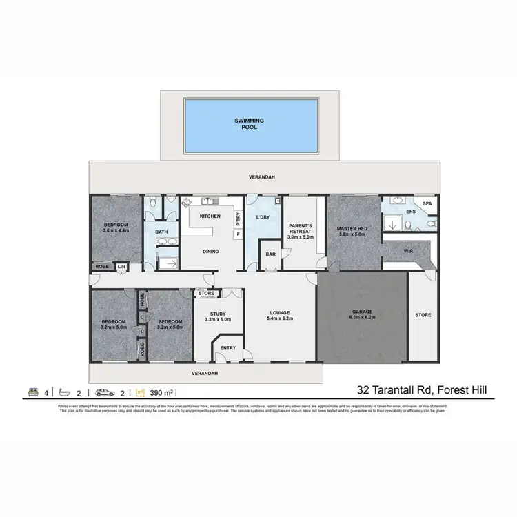 Floorplan of Homely house listing, 32 Tarantall Road, Forest Hill QLD 4342