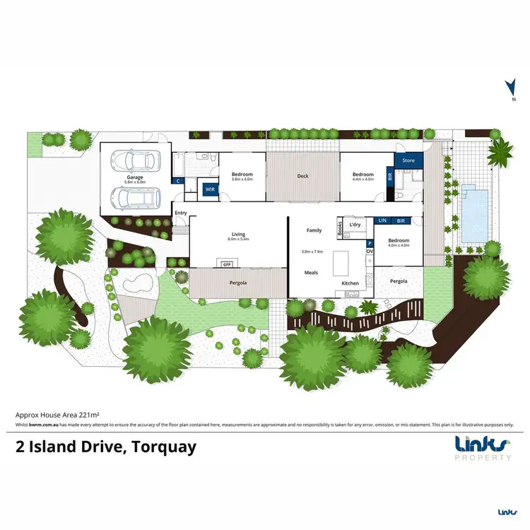 Floorplan of Homely house listing, 2 Island Drive Torquay, Torquay VIC 3228