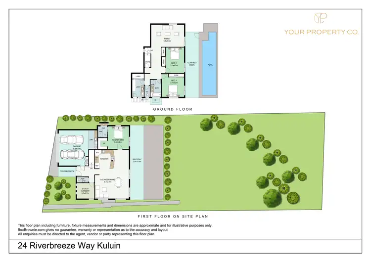 Floorplan of Homely house listing, 24 Riverbreeze Way, Kuluin QLD 4558
