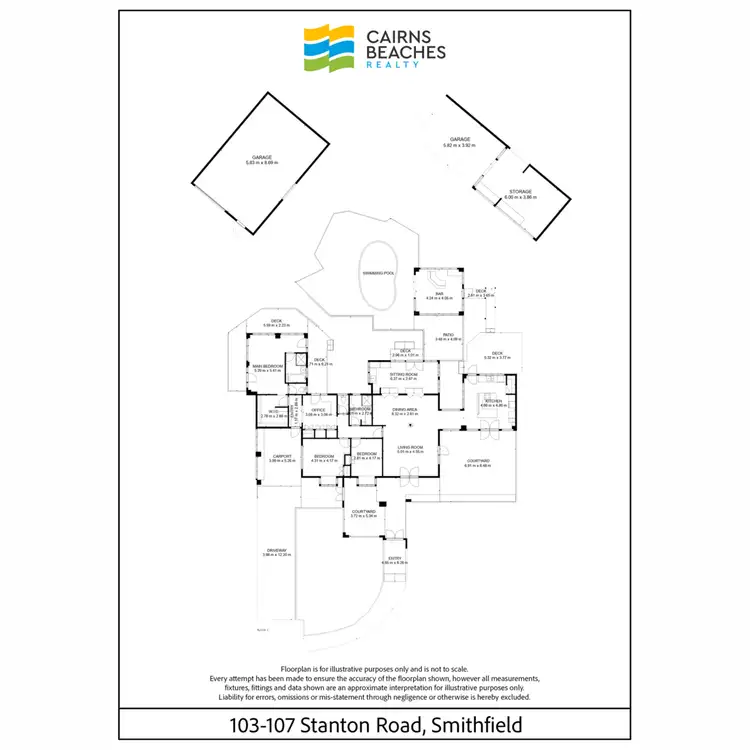 Floorplan of Homely rural property listing, 103-107 Stanton Road, Smithfield QLD 4878