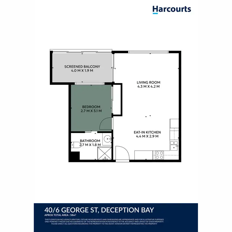 Floorplan of Homely unit listing, 40/6 George Street, Deception Bay QLD 4508
