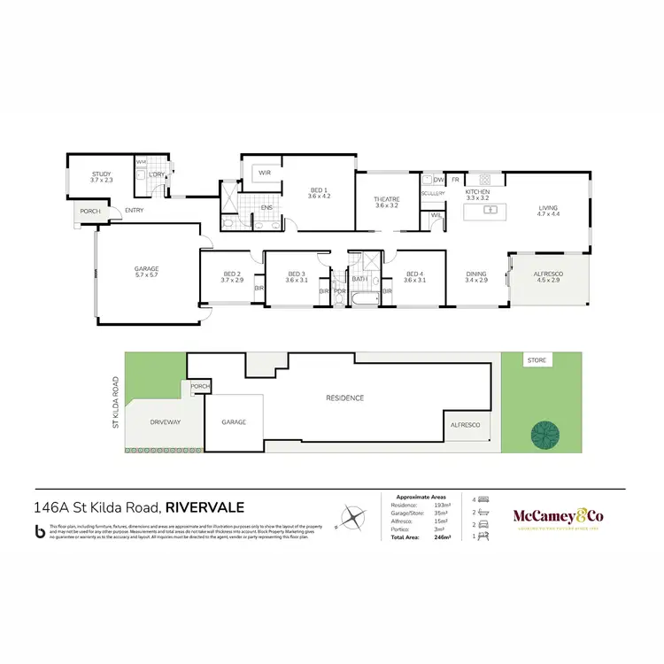 Floorplan of Homely house listing, 146 St Kilda Road, Rivervale WA 6103
