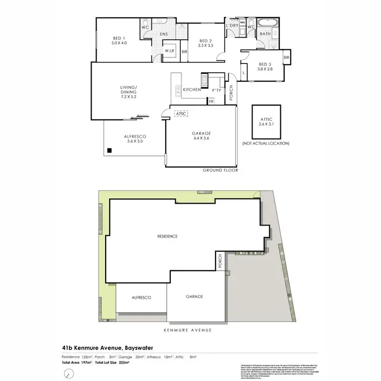 Floorplan of Homely house listing, 41b Kenmure Avenue, Bayswater WA 6053
