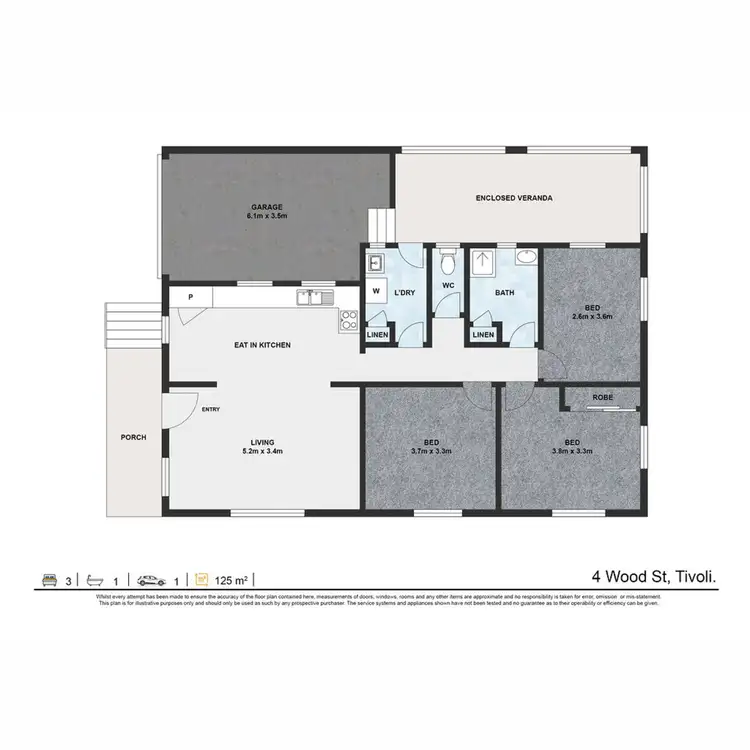 Floorplan of Homely house listing, 4 Wood Street, Tivoli QLD 4305