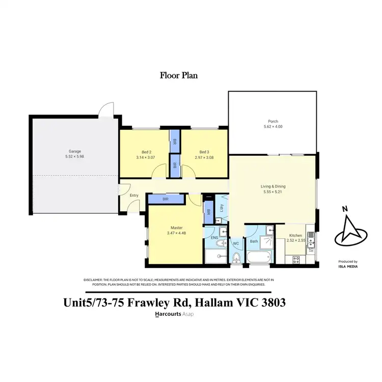 Floorplan of Homely house listing, 5/73-75 Frawley Road, Hallam VIC 3803