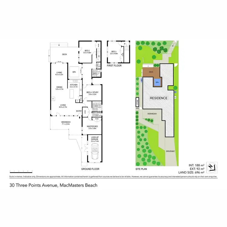 Floorplan of Homely house listing, 30 Three Points Avenue, Macmasters Beach NSW 2251