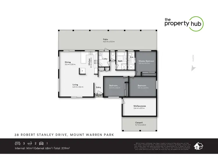 Floorplan of Homely house listing, 38 Robert Stanley Drive, Mount Warren Park QLD 4207