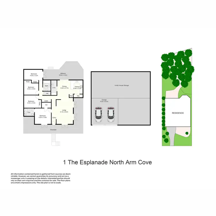 Floorplan of Homely house listing, 1 The Esplanade, North Arm Cove NSW 2324