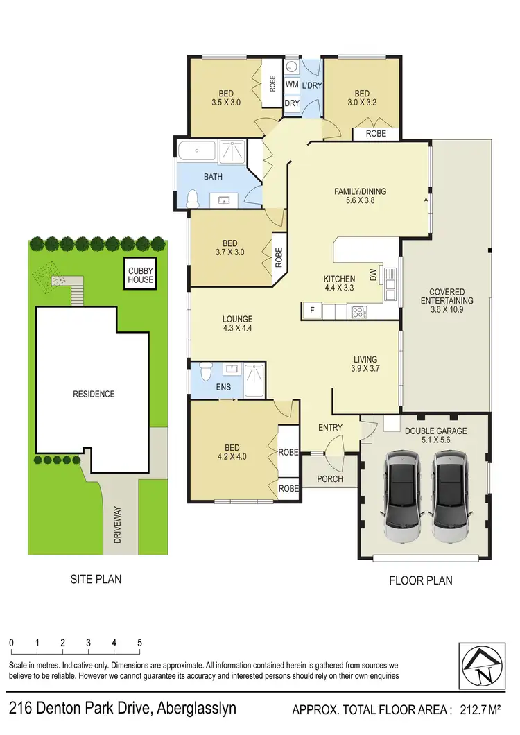 Floorplan of Homely house listing, 216 Denton Park Drive, Aberglasslyn NSW 2320