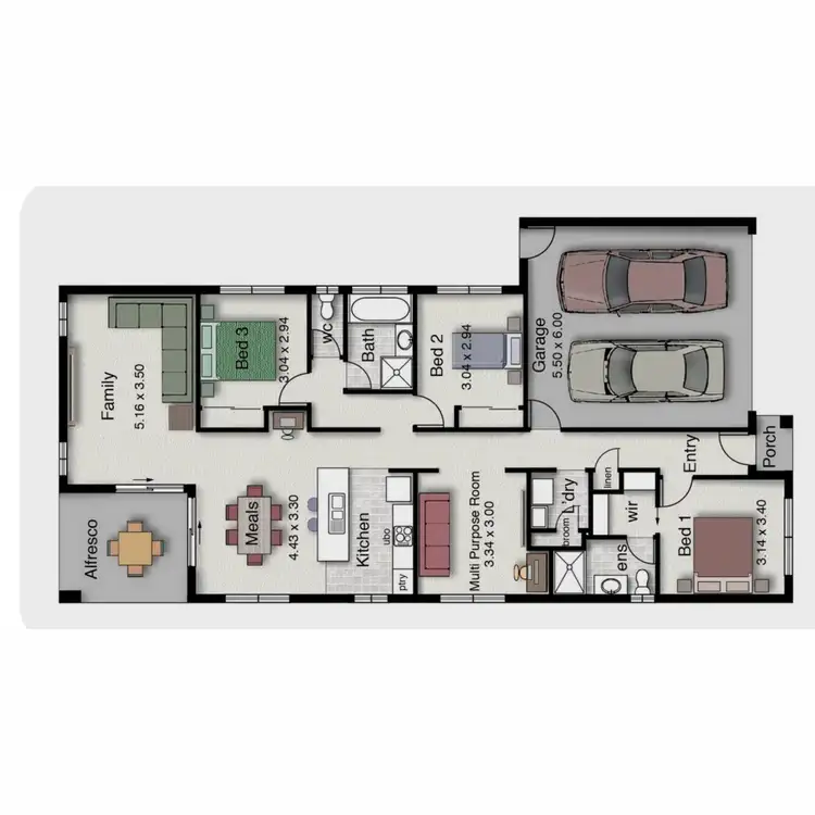 Floorplan of Homely house listing, 39 Murray Street, Oakey QLD 4401