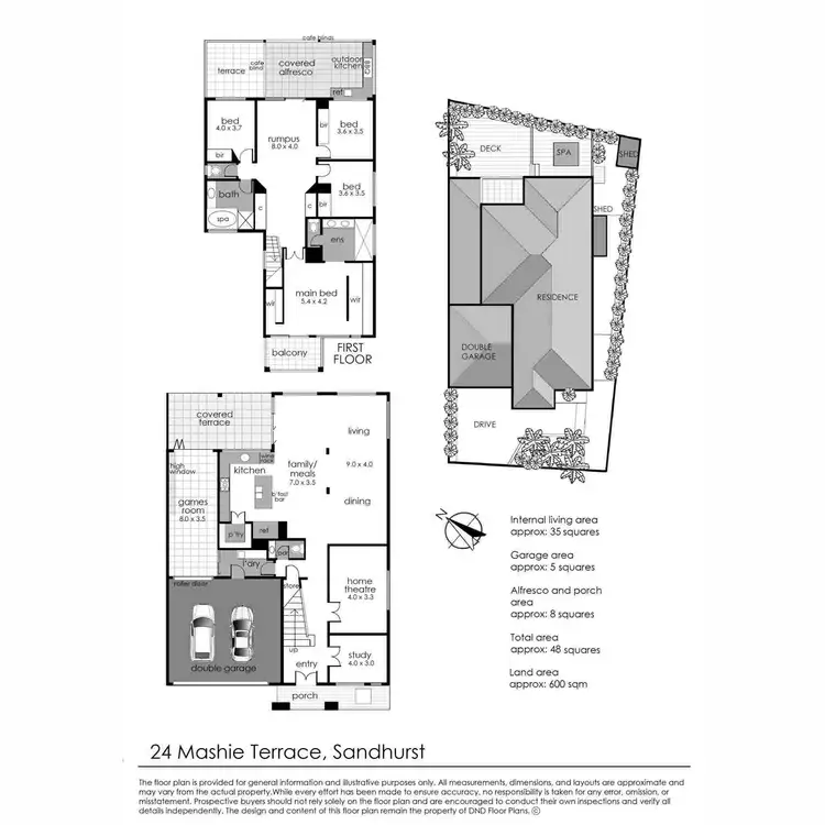 Floorplan of Homely house listing, 24 Mashie Terrace, Sandhurst VIC 3977