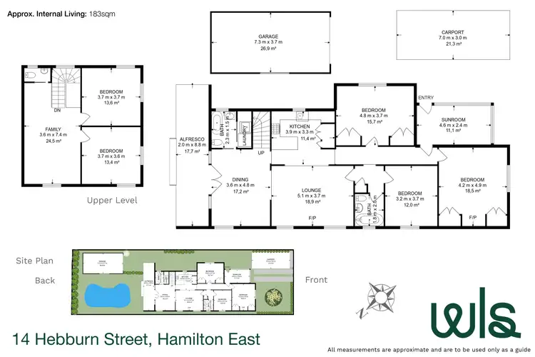 Floorplan of Homely house listing, 14 Hebburn Street, Hamilton East NSW 2303