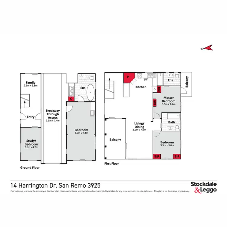 Floorplan of Homely house listing, 14 Harrington Drive, San Remo VIC 3925