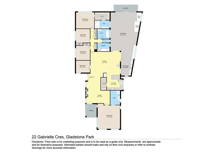Floorplan of Homely house listing, 22 Gabrielle Crescent, Gladstone Park VIC 3043