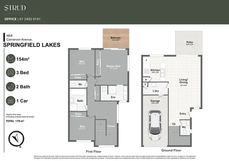 Floorplan of Homely unit listing, 48/8 Carnarvon Avenue, Springfield Lakes QLD 4300