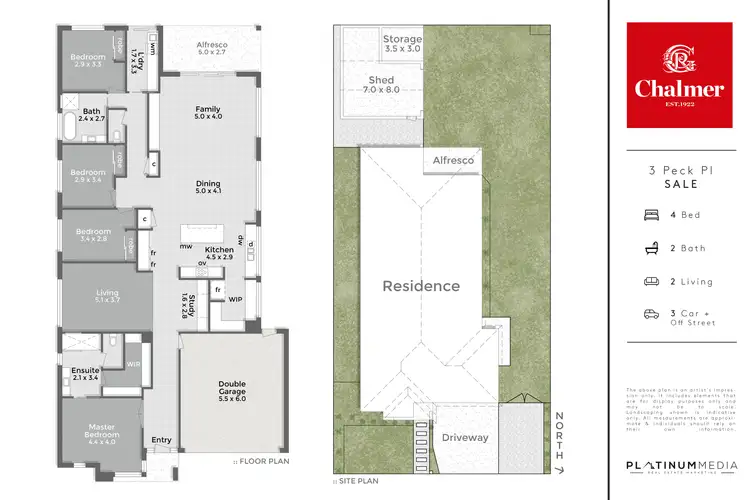 Floorplan of Homely house listing, 3 Peck Place, Sale VIC 3850