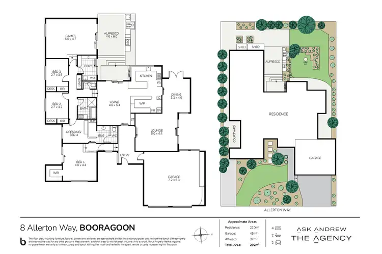Floorplan of Homely house listing, 8 Allerton Way, Booragoon WA 6154