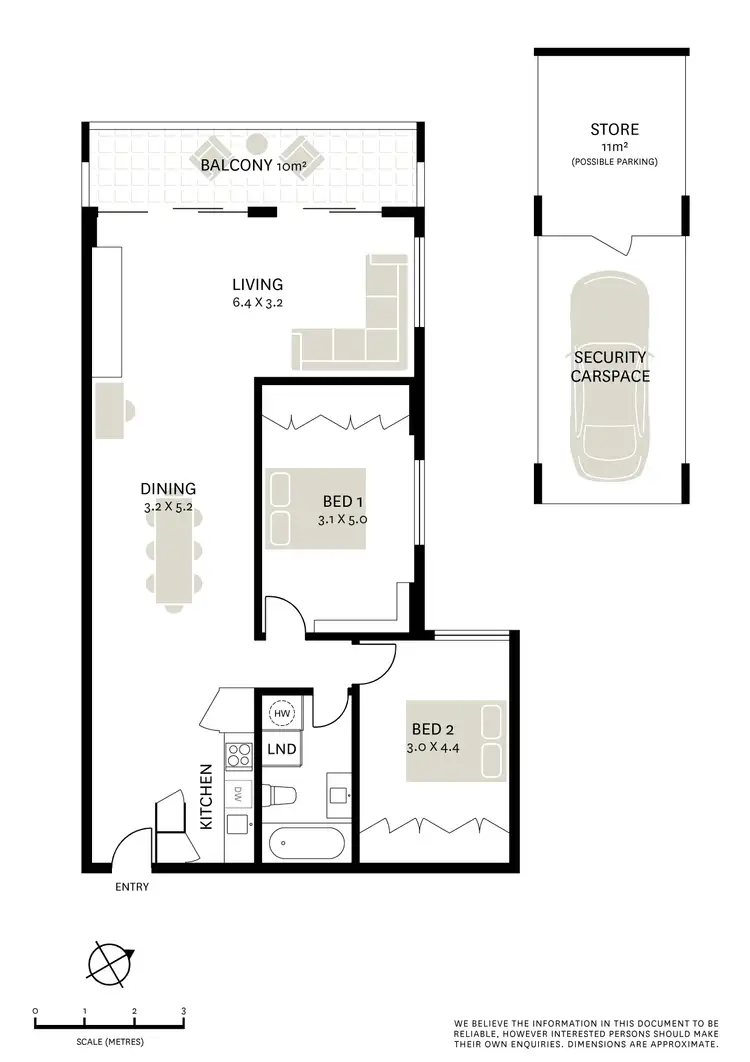 Floorplan of Homely apartment listing, 6/118-126 Crown Street, Darlinghurst NSW 2010