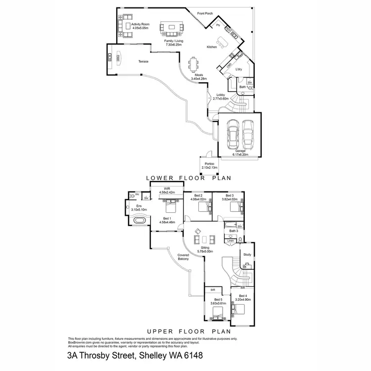 Floorplan of Homely house listing, 3A Throsby Street, Shelley WA 6148