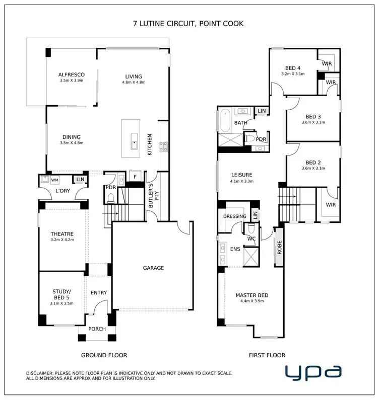 Floorplan of Homely house listing, 7 Lutine Circuit, Point Cook VIC 3030