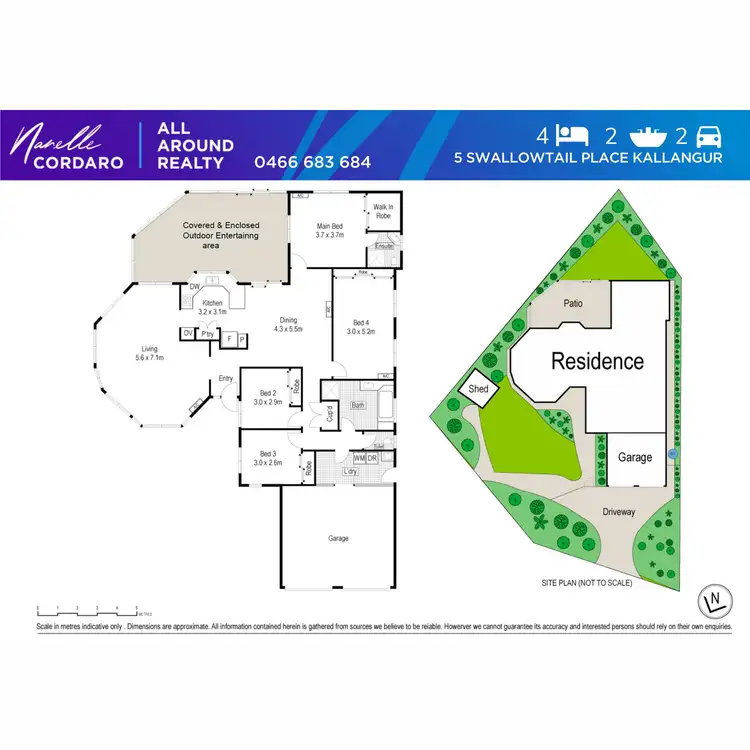 Floorplan of Homely house listing, 5 Swallowtail Place, Kallangur QLD 4503