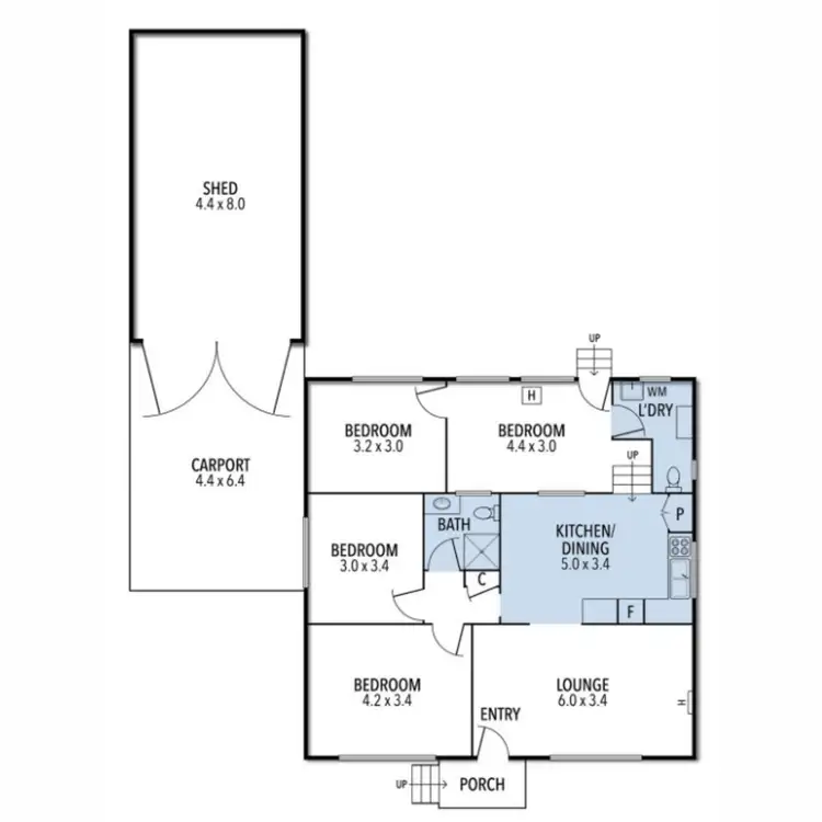 Floorplan of Homely house listing, 23 Mitchell Avenue, Khancoban NSW 2642