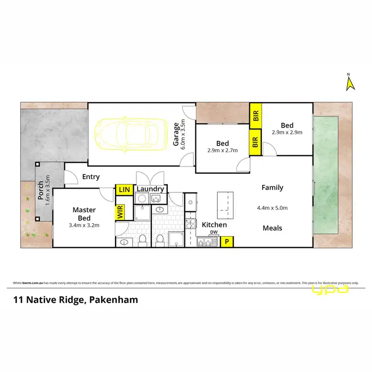 Floorplan of Homely house listing, 11 Native Ridge, Pakenham VIC 3810