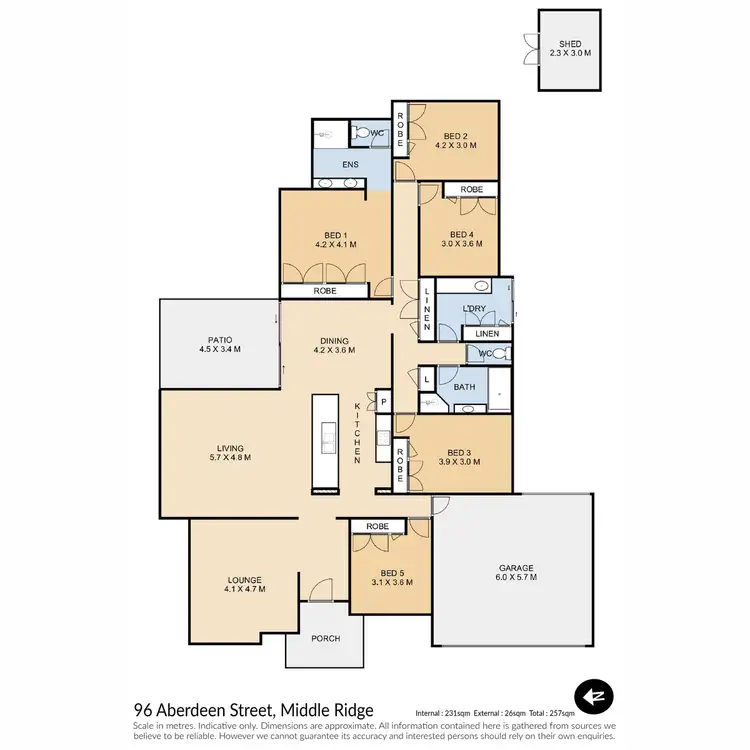 Floorplan of Homely house listing, 96 Aberdeen Street, Rangeville QLD 4350