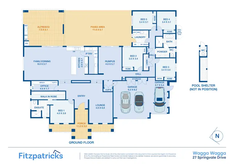 Floorplan of Homely house listing, 27 Springvale Drive, Tatton NSW 2650